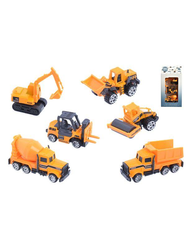 SET DE 3 VEHICULES DE CHANTIER DIE CAST