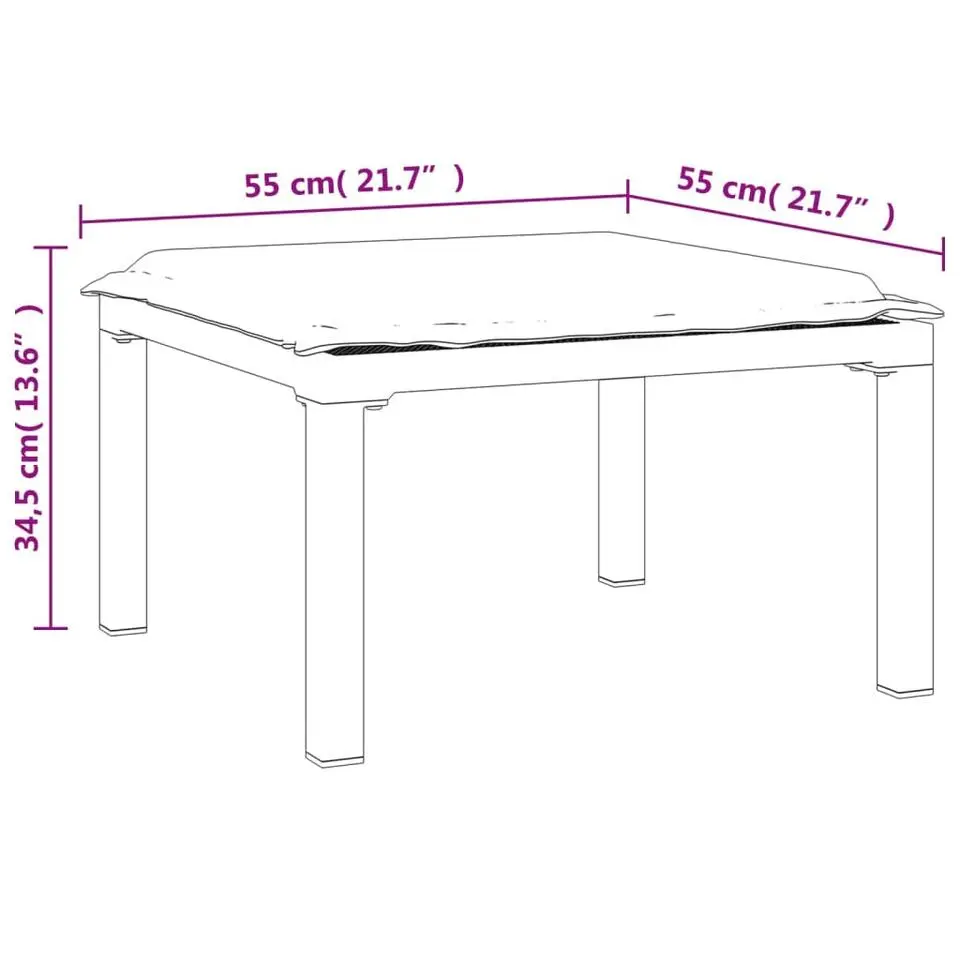 vidaXL - Loungeset - Zwart - Poly rattan