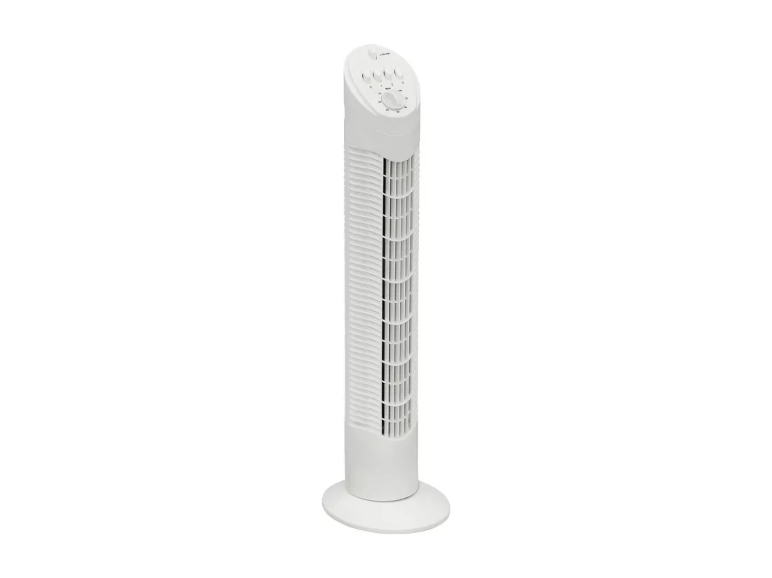 Bestron Ventilateur colonne 75cm 35w 3 vitesses blanc - aft760w