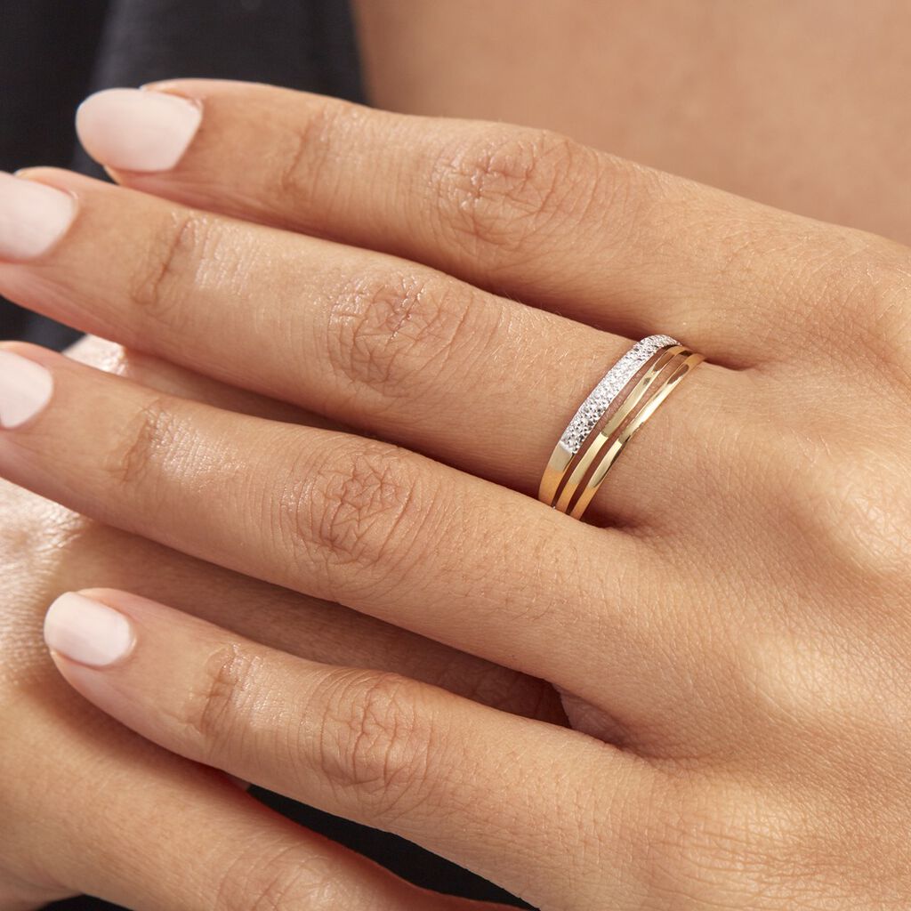 Bague Clotilda Or Jaune Diamant