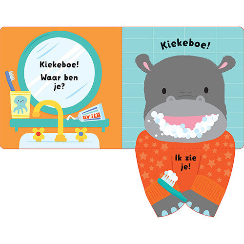 Uitgeverij usborne baby's allereerste flapjesboek - bedtijd kiekeboe