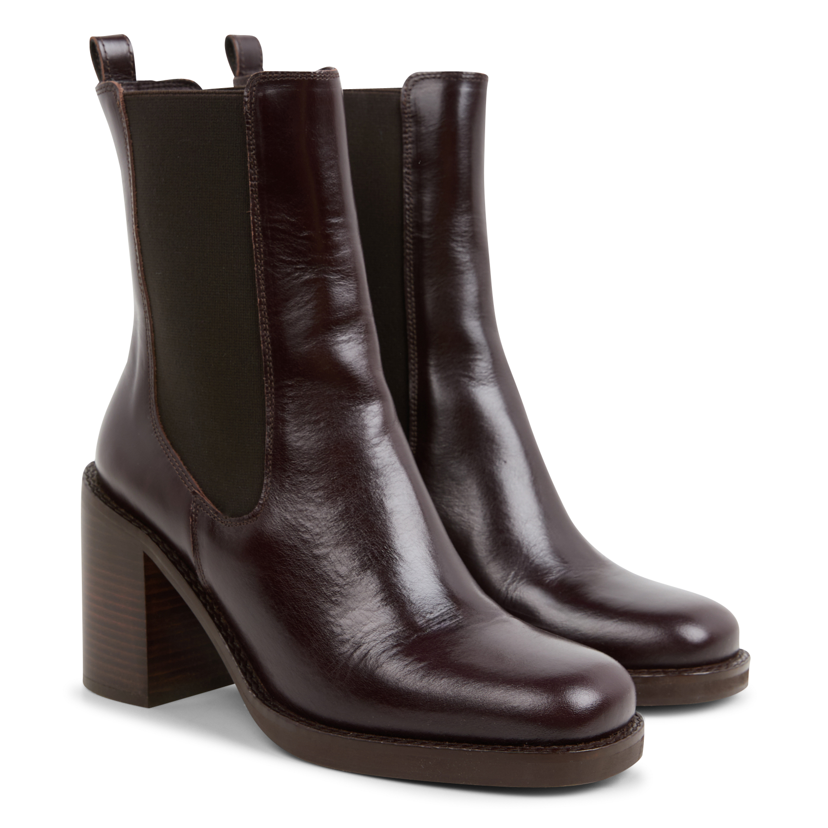 BRETZ - Bottines en cuir | Marron