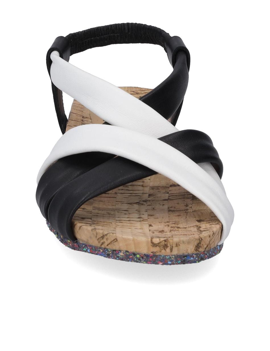 Sandale Henriette 01, schwarz-kombi