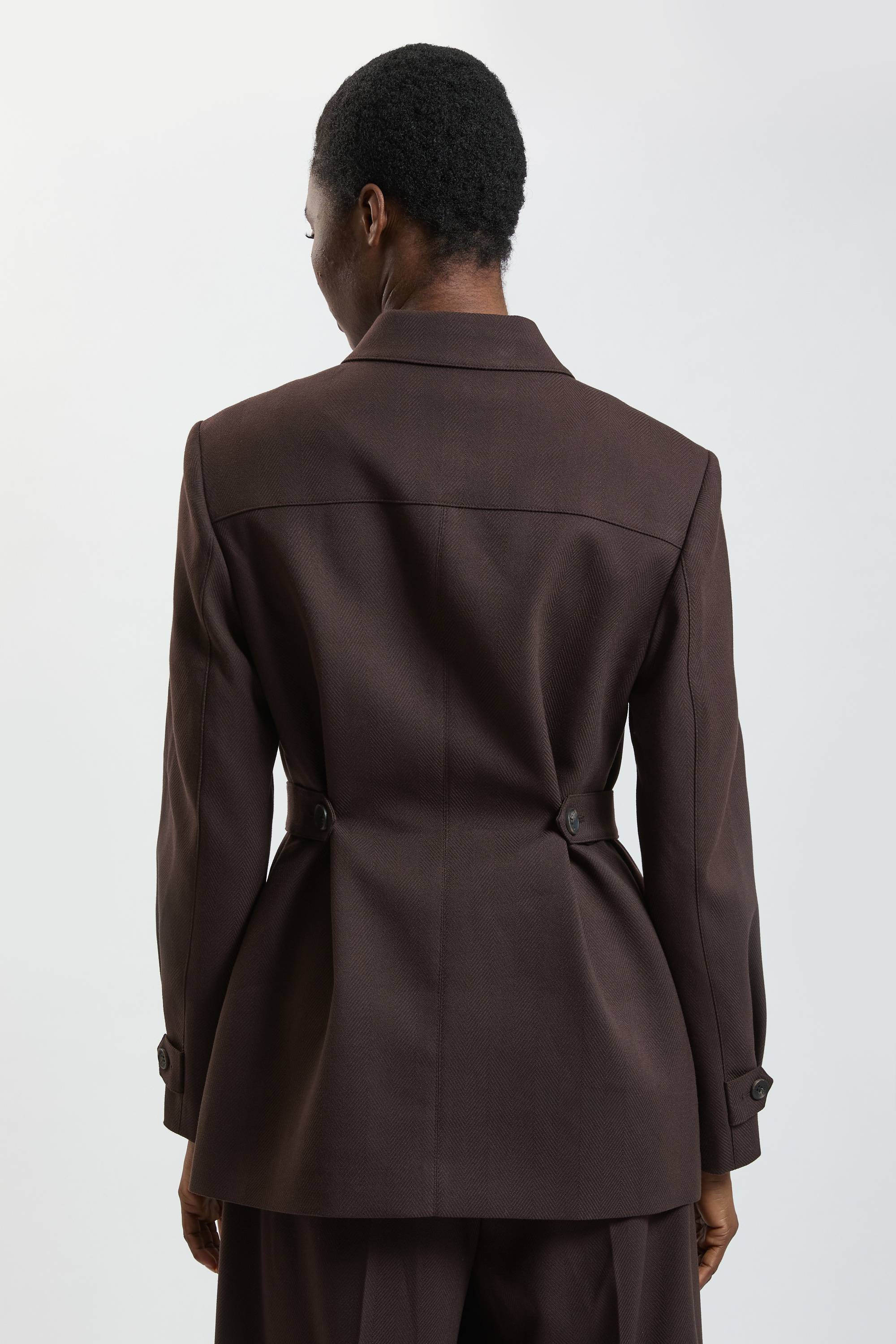 KarenMillen Veste Utilitaire À Texture Chevron