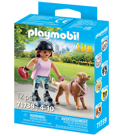 Playmobil My Life - Skater m. Retriever - 71739 - 12 Teile