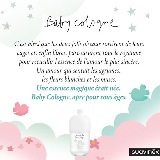 Coffret baby cologne et peluche   de               Suavinex