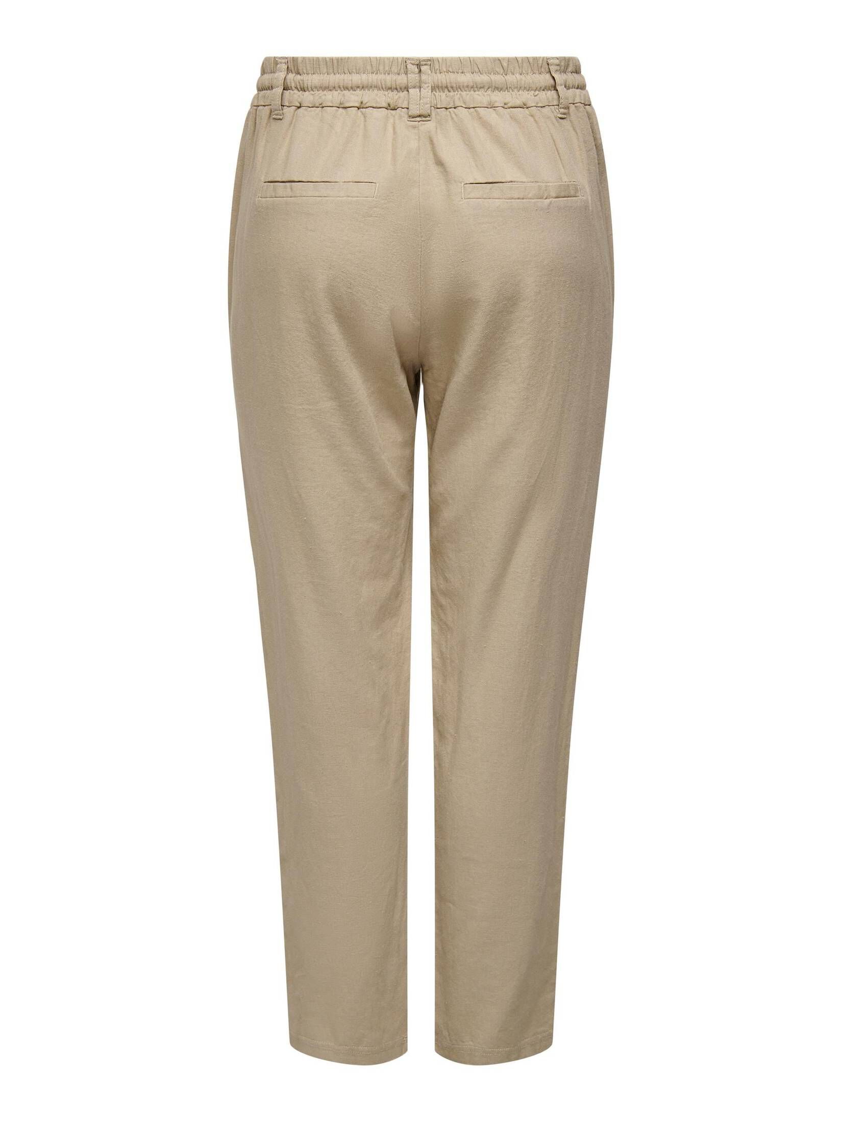 Only| Damen Hose ONLCARO-POPTRASH EASY LINEN BL PNT Comfort Fit