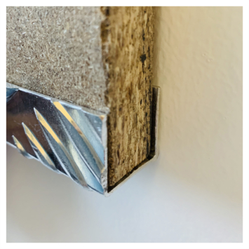 U-profiel aluminium traan 22x22x1000x1.5mm