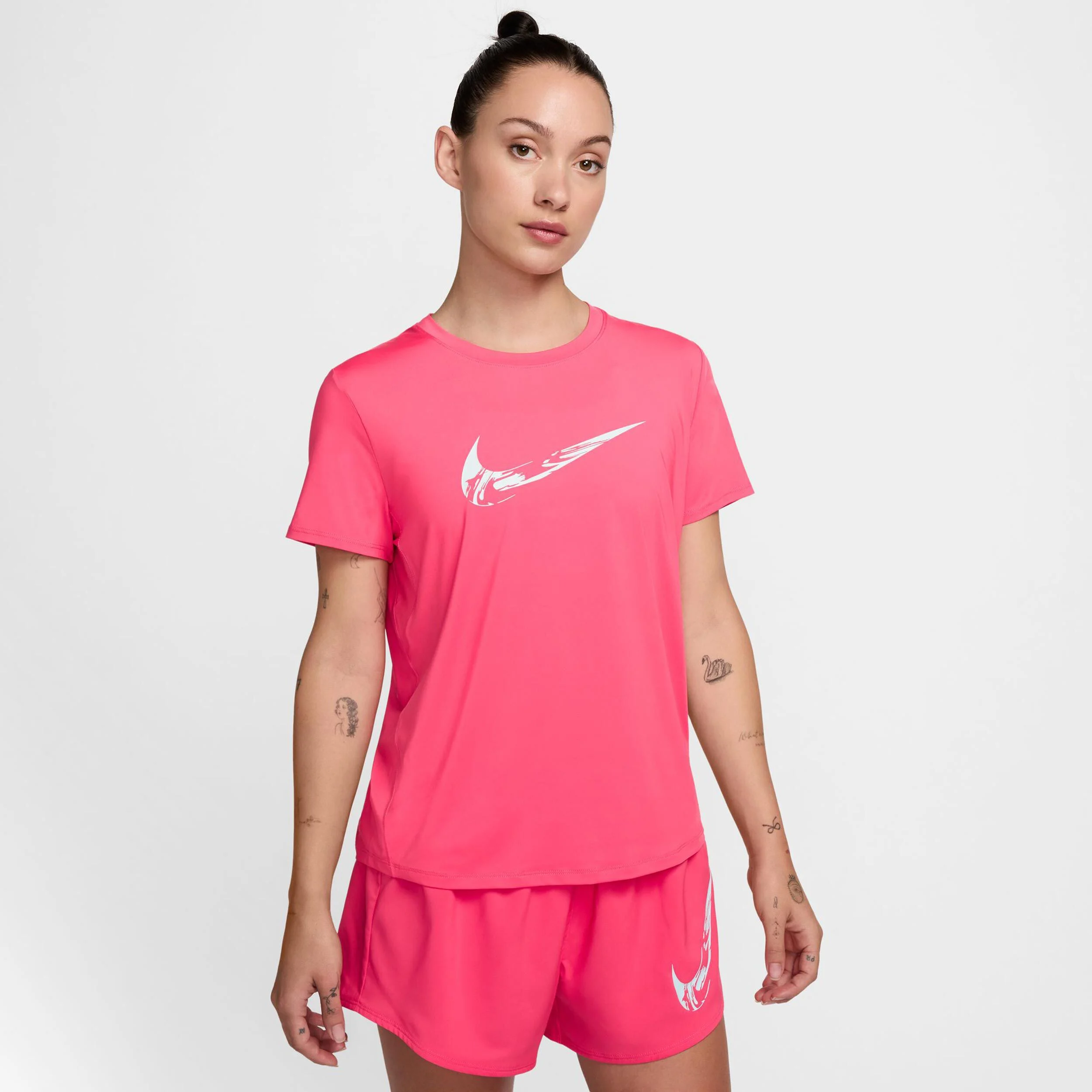 Nike Dri-Fit One Swoosh Maillot De Course Femmes - Berry