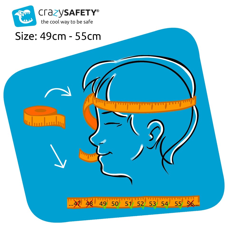 Crazy Safety - Cykelhjelm til børn - Brun jordegern (49-55 cm)