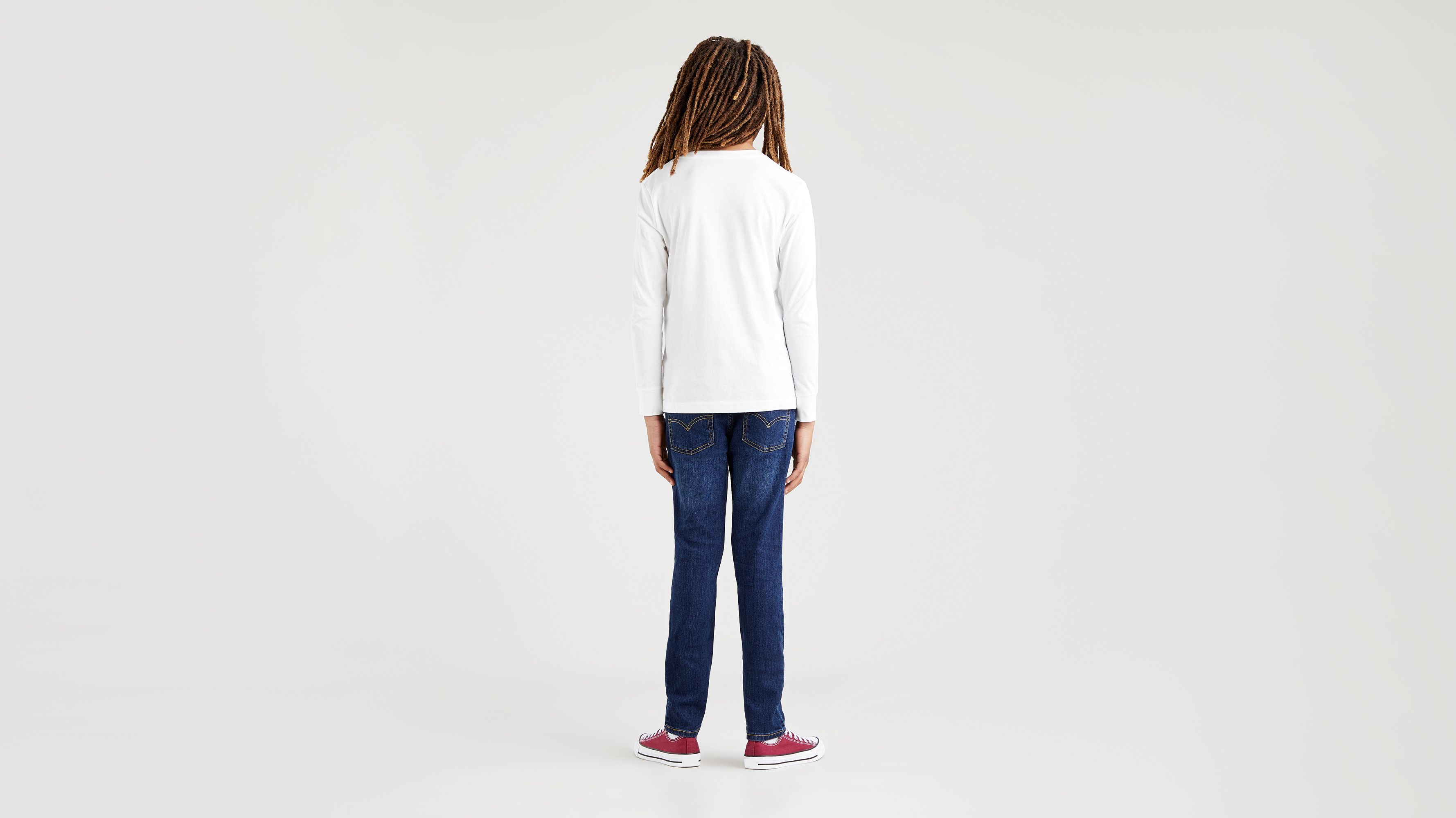 T-shirt Batwing pour adolescent - White - Blanc