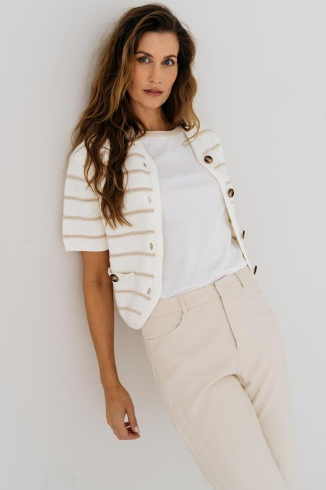 Maicazz ecru dames vest
