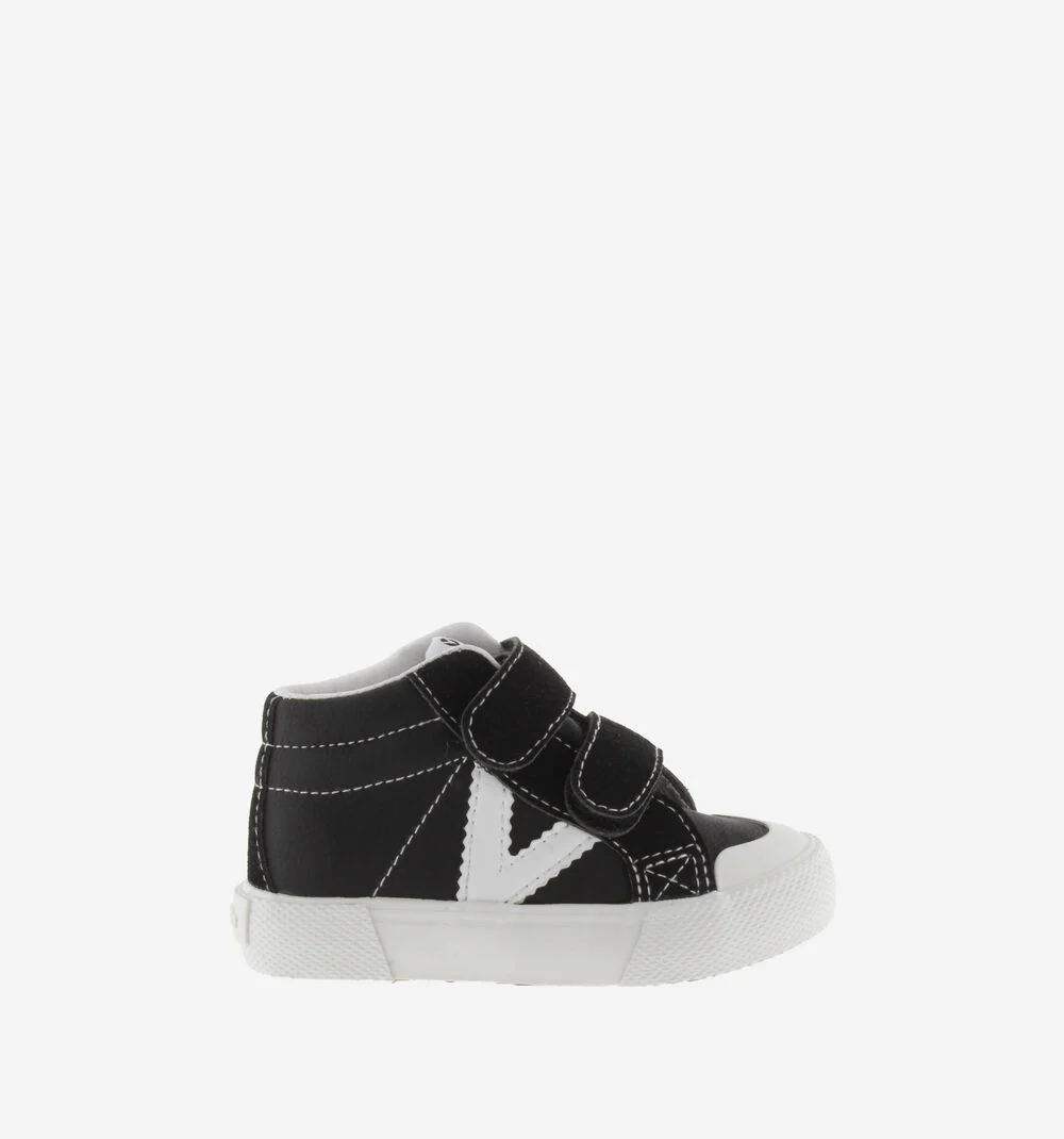 TRIBU FAUX LEATHER STRAP MID BOOTNEGRO