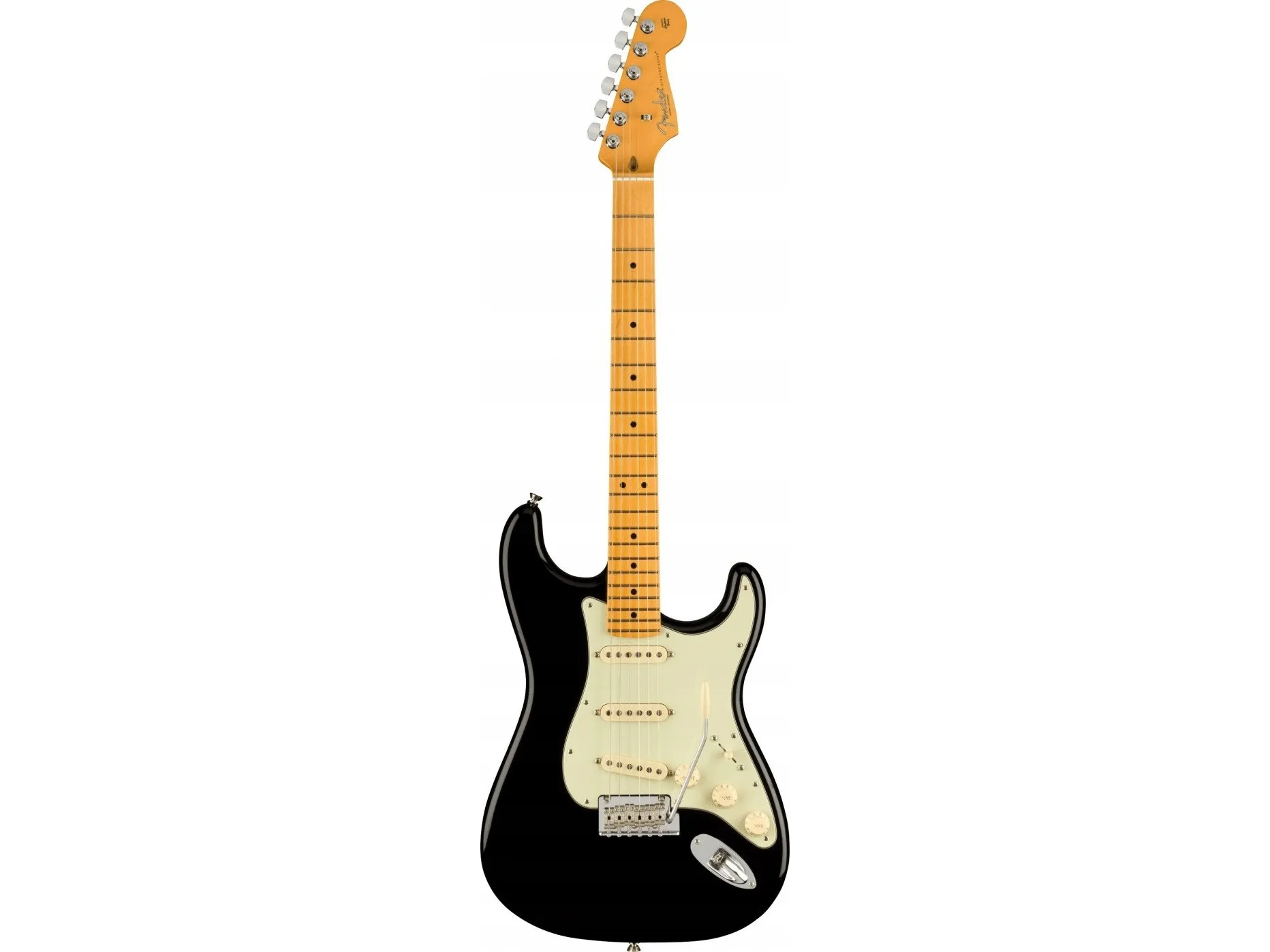 Fender American Professional II Stratocaster elguitar, sort