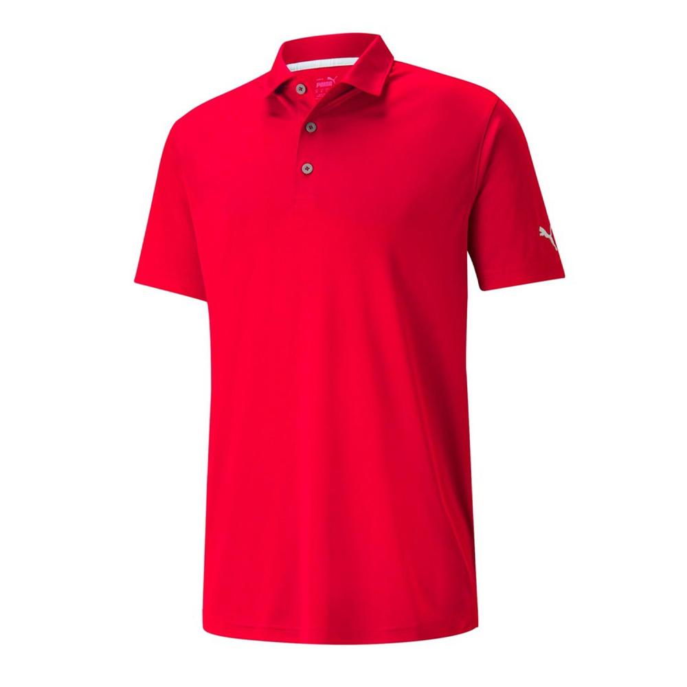 Puma Polo de golf Rouge Homme Puma Gamer