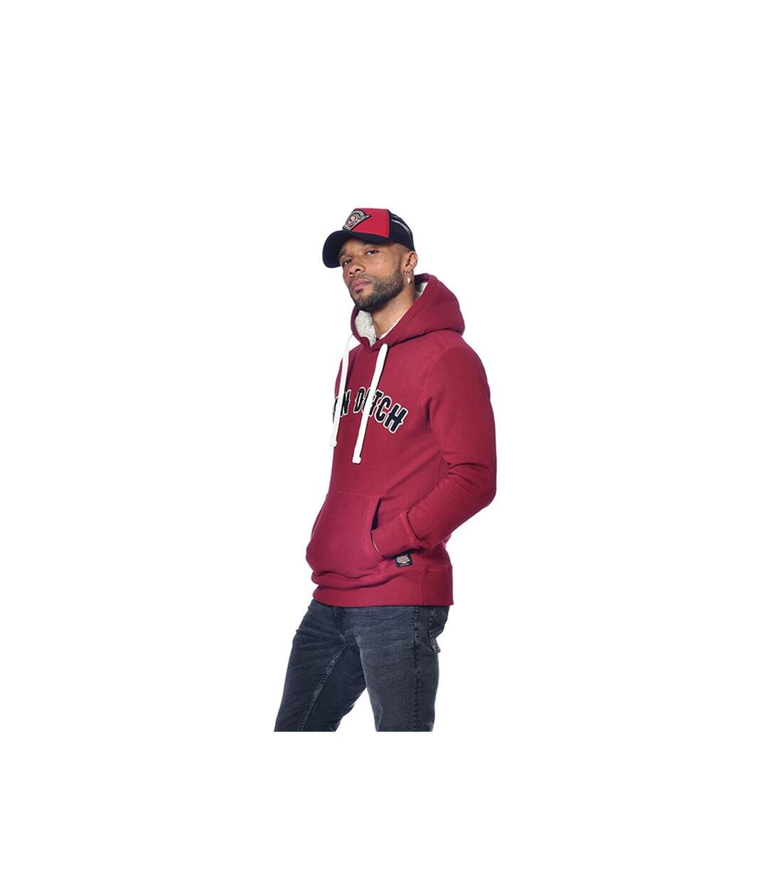 Sweat à capuche doublure sherpa homme Must