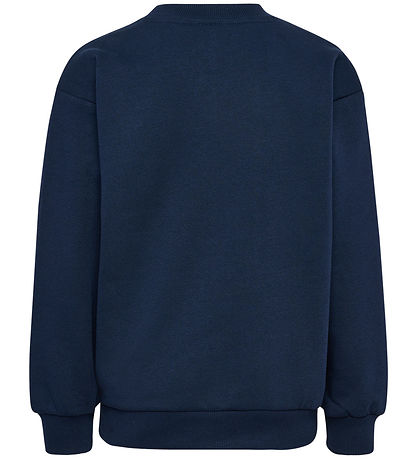 Hummel Sweatshirt - hmlJr Loose Rundhalsausschnitt - Dress Blue