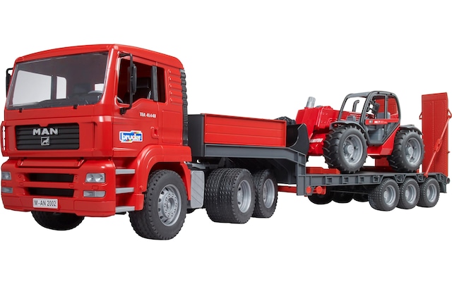 Bruder® Spielzeug-LKW »MAN LKW mit Tieflader« Nutzfahrzeug