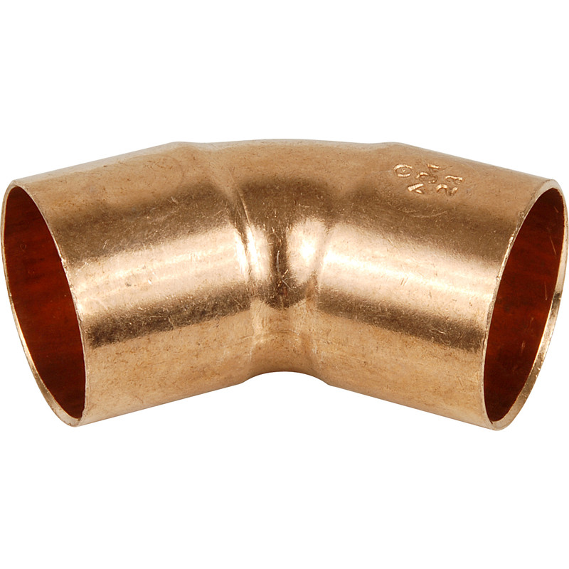Conex soldeerbocht 45º 22mm 2xmof