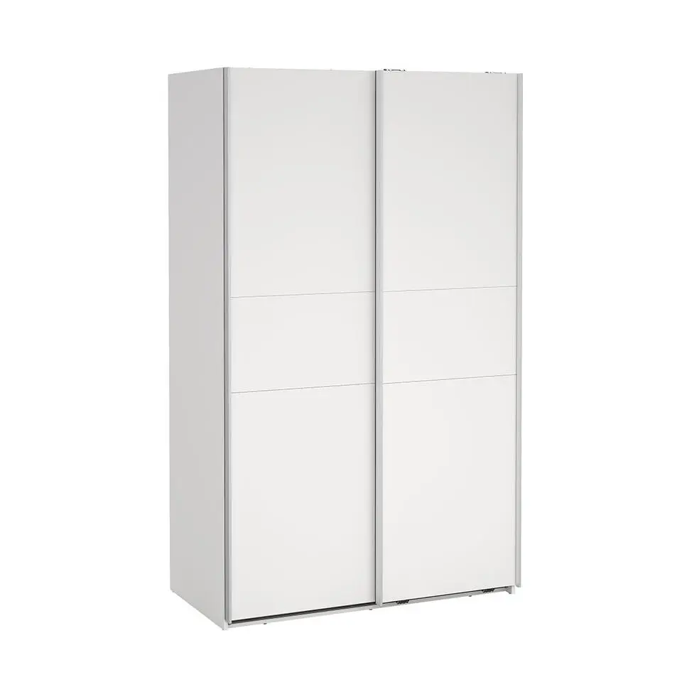 Hioshop Como schuifdeurkast 2 deuren 120x200cm wit