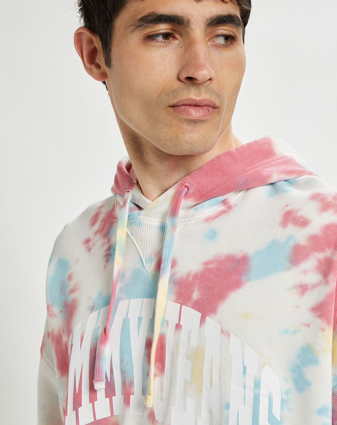 Tommy Jeans Sweat à capuche Aop Tie Dye multicolore