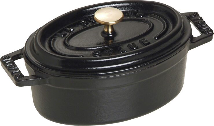 Staub La Cocotte 11 cm sort Sort
