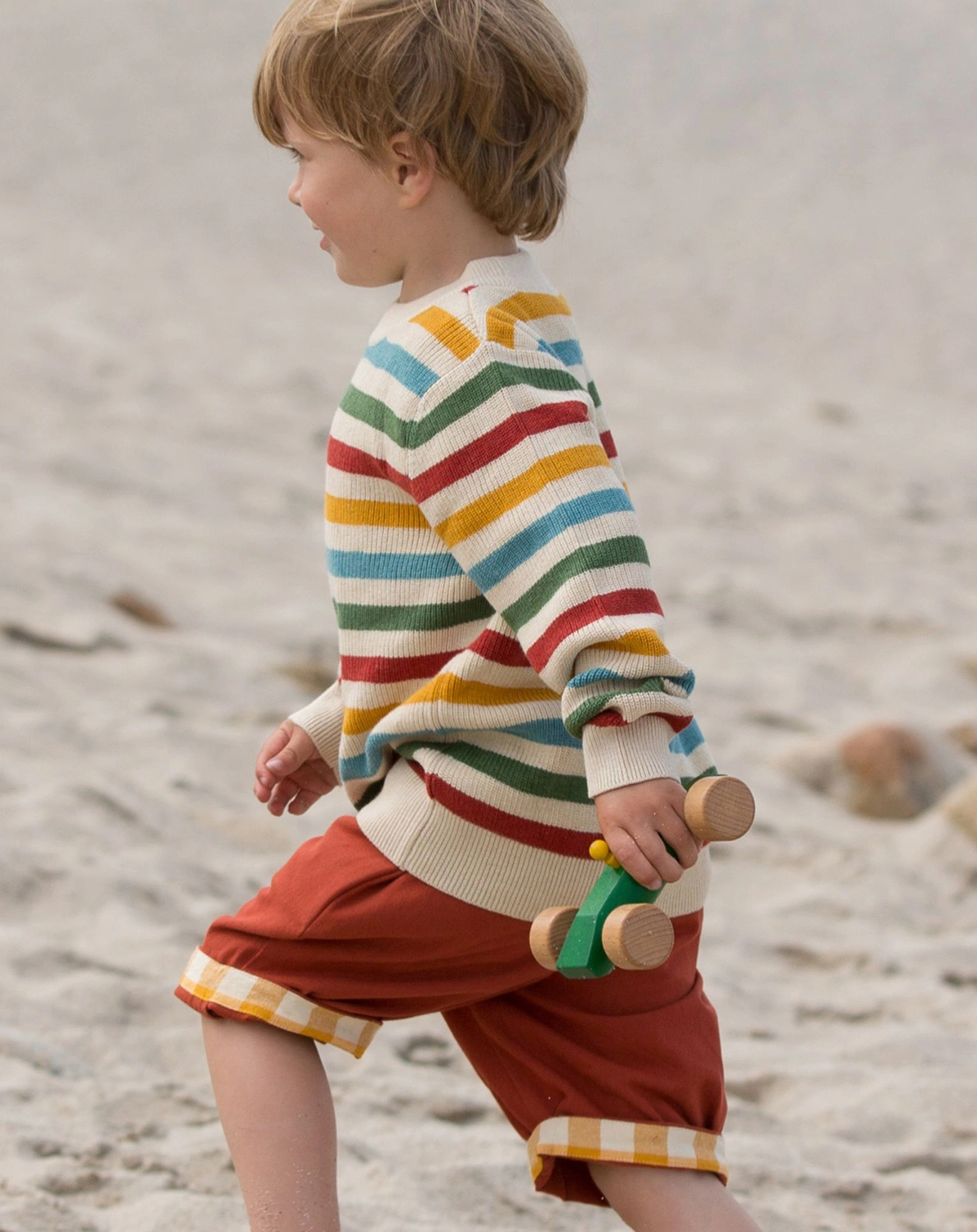 Strickpullover SUMMER RAINBOW gestreift in bunt