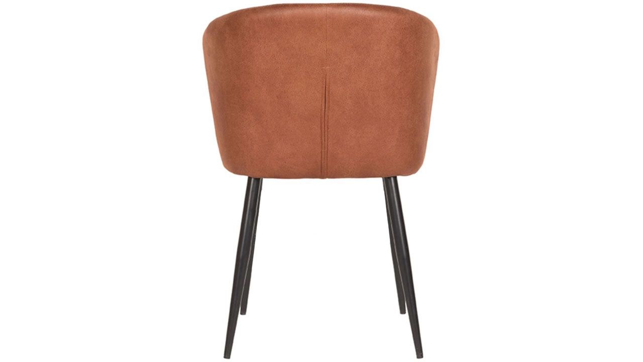 Eetkamerstoel Cognac UK-30.166 Wave B58 x D60 x H85 cm