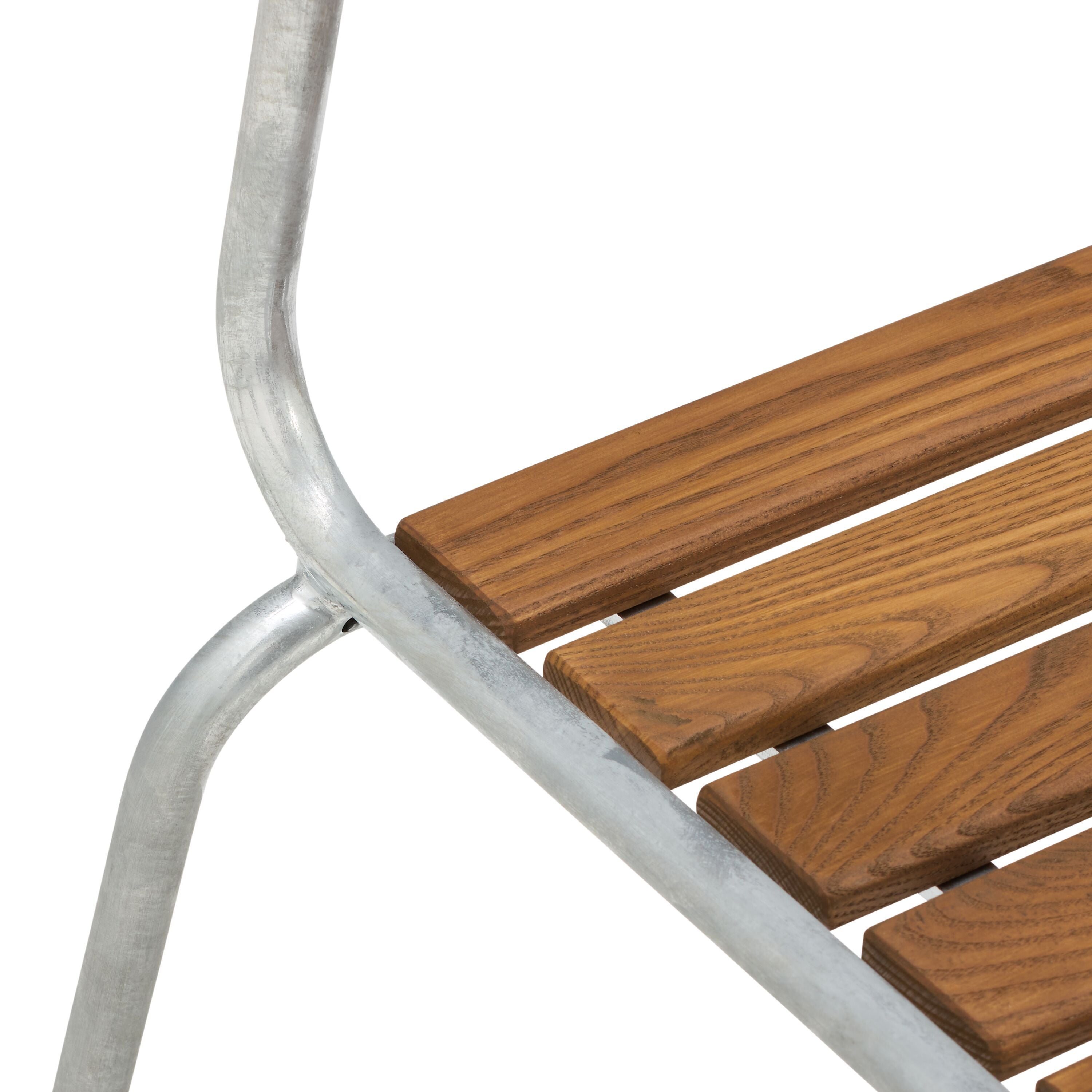 SÄNTIS Stuhl Eschenholz 42x52x84 - Esche / B: 44.0 cm x T: 60.0 cm x H: 85.0 cm