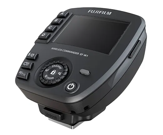 Fujifilm Wireless Commander EF-W1 - Trådløs flash synkroniserings transceiver - for GFX 100, 50; X Series X100, X-E3, X-H1, X-H2S, X-Pro3, X-S10, X-T20, X-T3, X-T30, X-T4