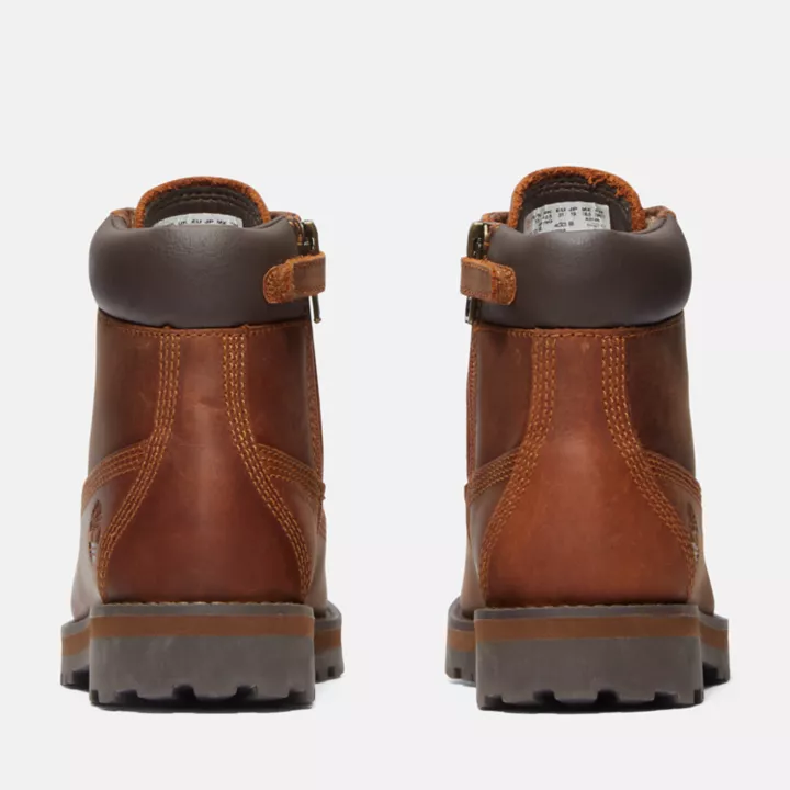 6-inch Boot Courma Kid à zip latéral junior en marron