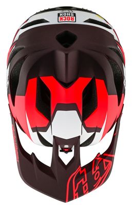 Casque Intégral Troy Lee Designs Stage Mips Sram Vector Rouge