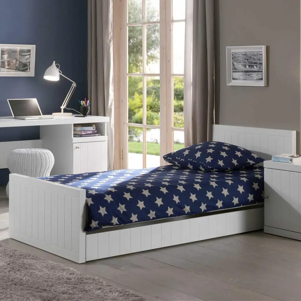 Kinderbed Robin 90x200 cm - wit