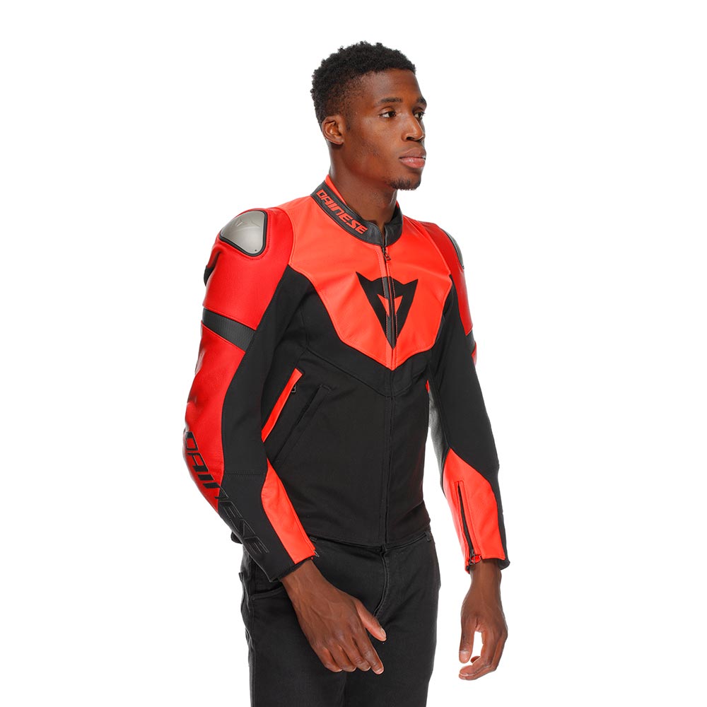 Dainese - Blouson Iperattiva Rouge fluo / Noir