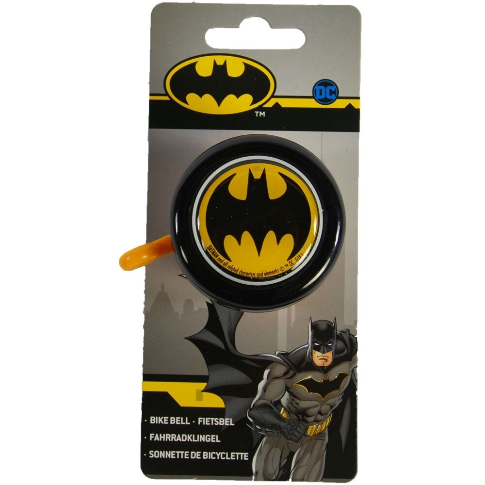 Fahrradklingel Batman für Jungen in Schwarz Klingel für Fahrrad