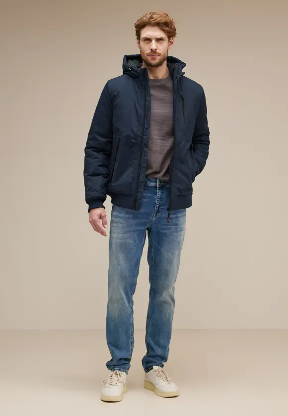 Blouson mit Kapuze - midnight blue