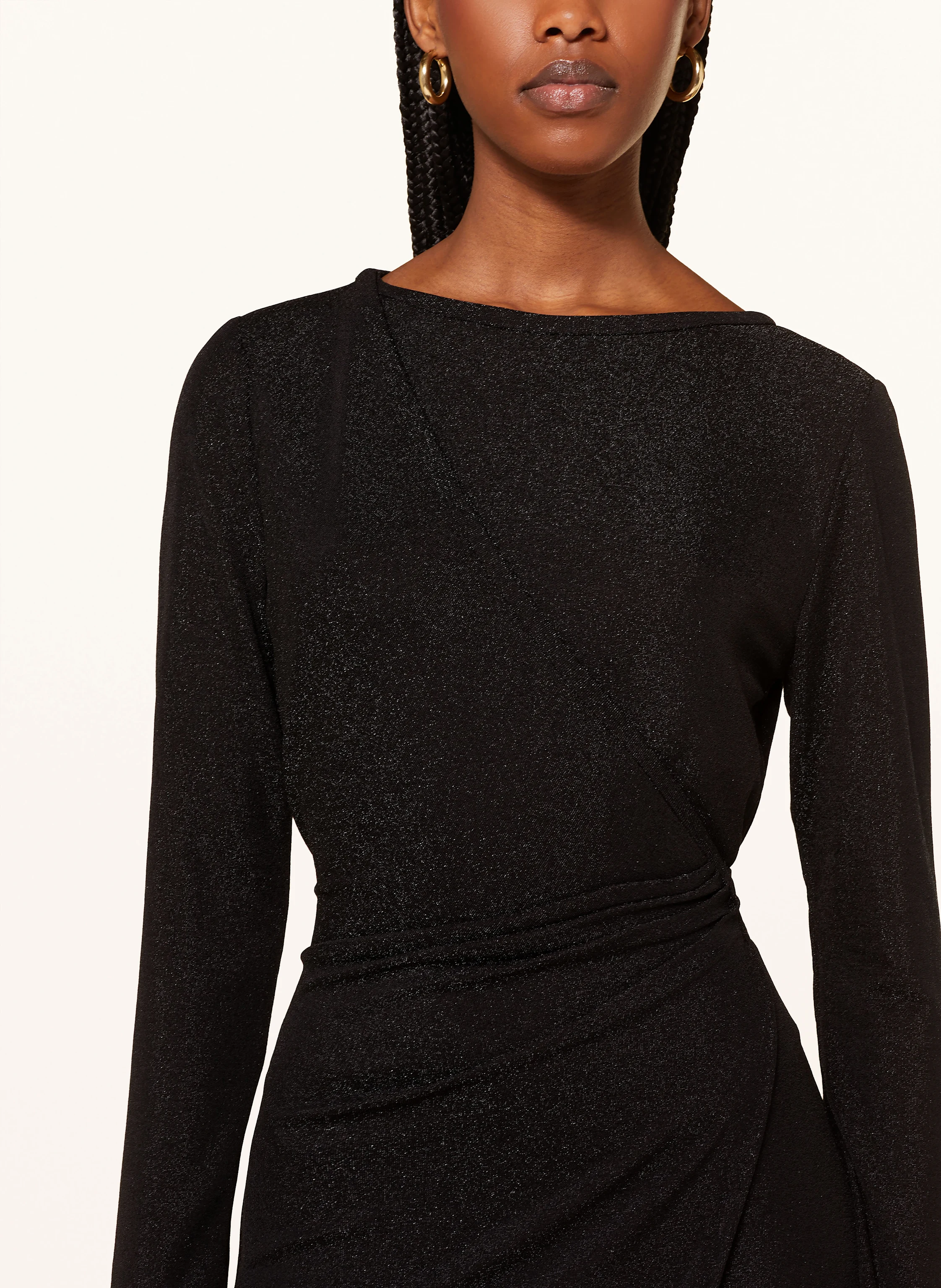 DIANE VON FURSTENBERG Wickelkleid SIMONA mit Glitzergarn