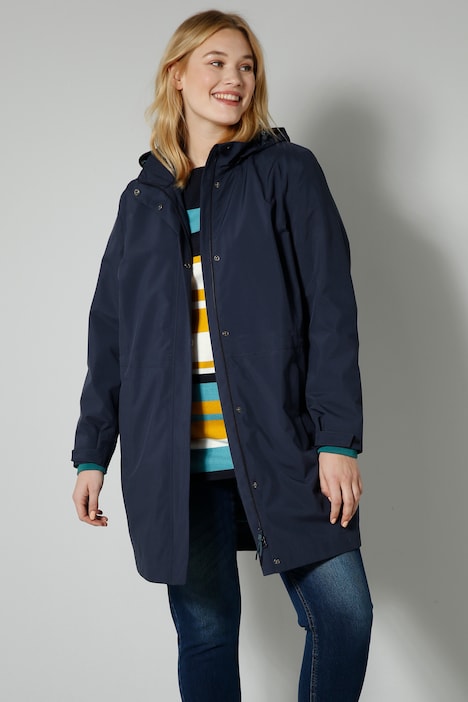 2-in-Jacke, Funktions-Qualität, herausnehmbare Fleecejacke, Kapuze