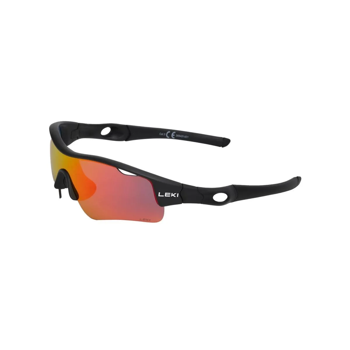 Leki Sport Vision Junior Met Black