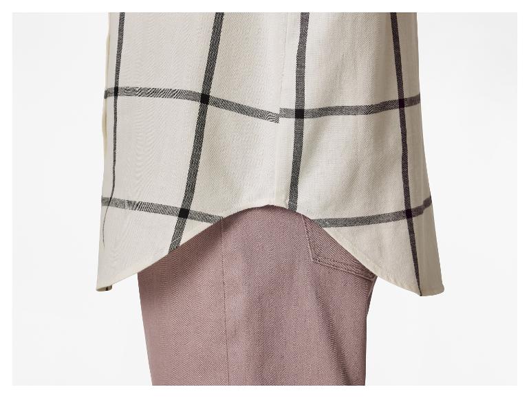 Flanellen dames blouse