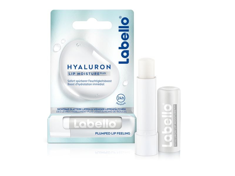 LABELLO Lippenpomade Hyaluron Moisture Plus 5.2 g Innovative Lippenbalsam-Formel mit Hyaluron für 24 Std. Feuchtigkeit