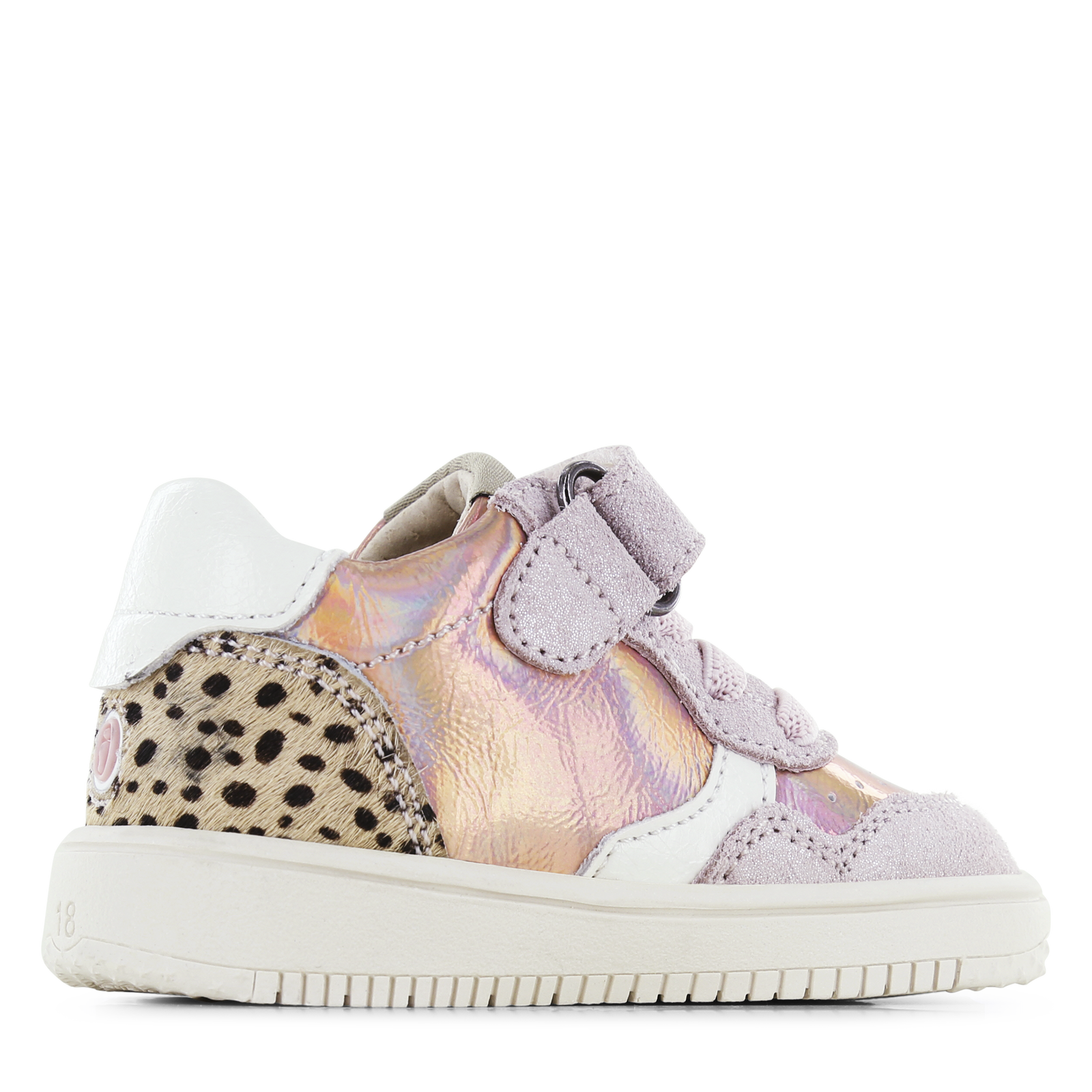 Shoesme rosa Sneaker mit Leopardenmuster