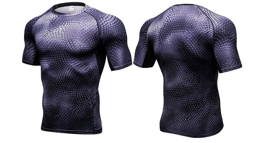 FoxFlair - Trainings-T-shirt met korte mouwen en print