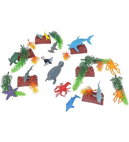Wild Republic Eimer m. Tiere - 32 st. - Meerestiere