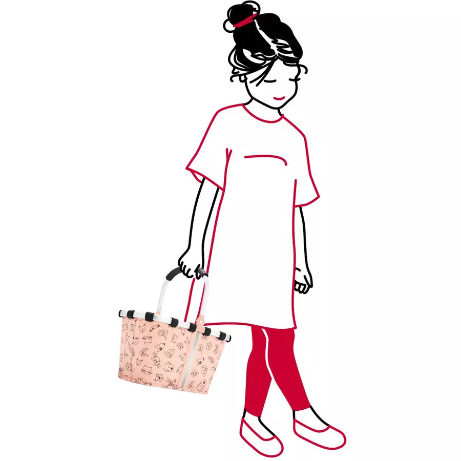 reisenthel® carrybag XS kids cats and dogs rose