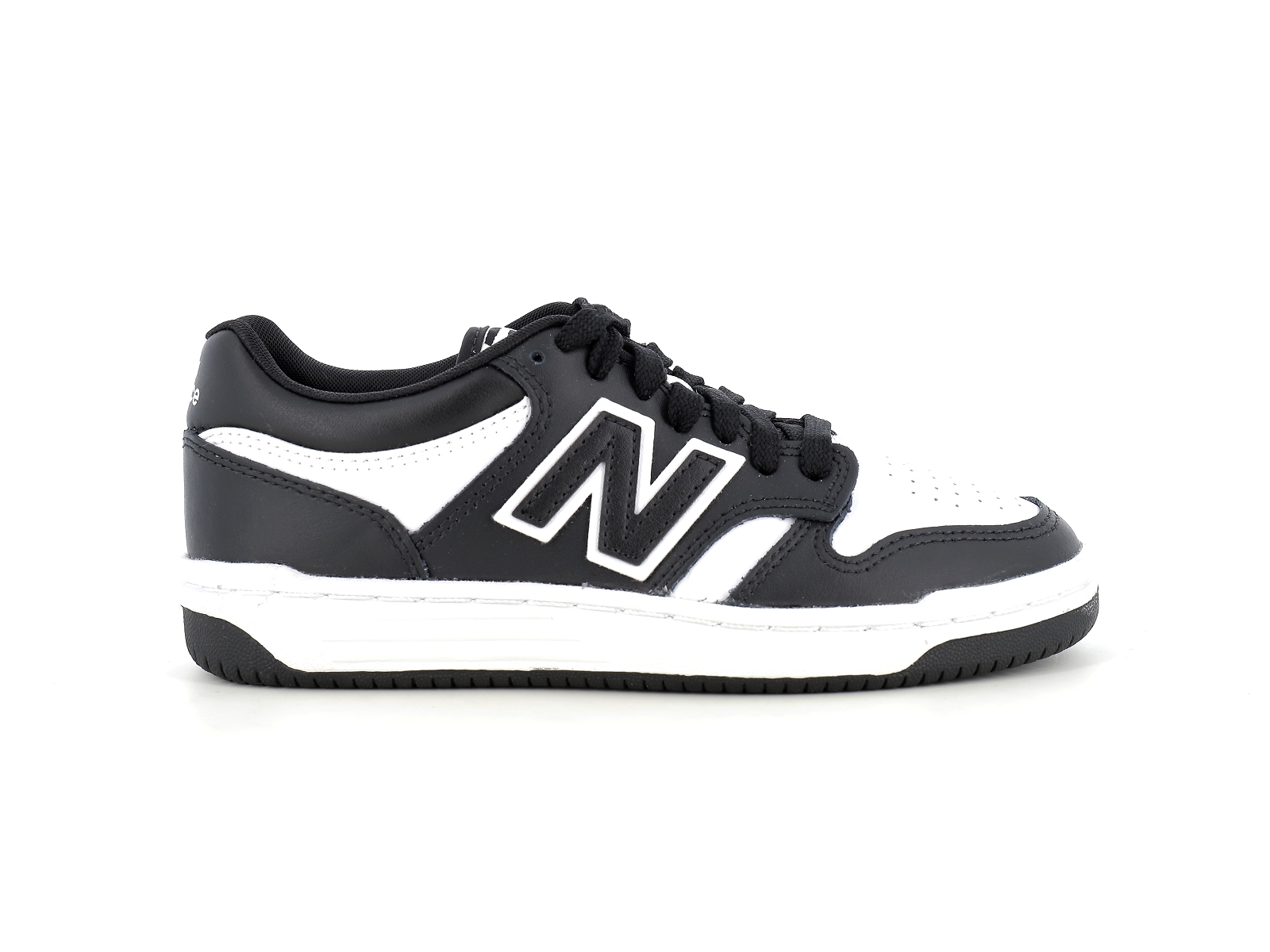 New balance a-BB480LBA Matières combinées Blanc Noir