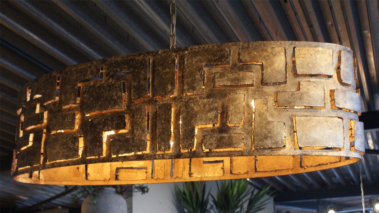 Hanglamp Brons Pablo  | Leclercq & BouwmanB120 x D37 cm