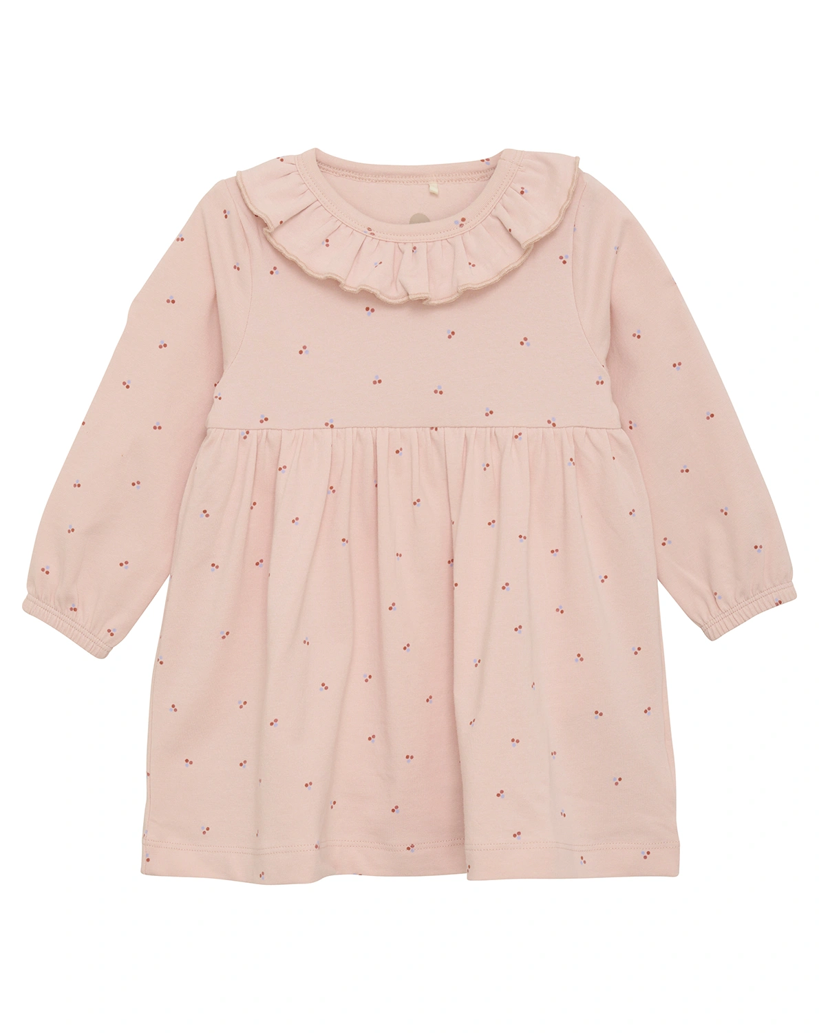 Langarm-Bodykleid DOTS in peach whip