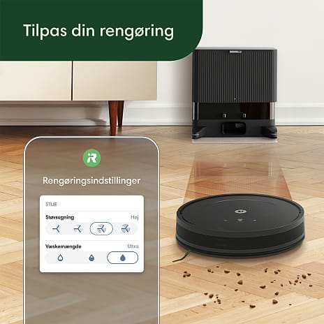 Roomba combo 2 essential robotstøvsuger - sort