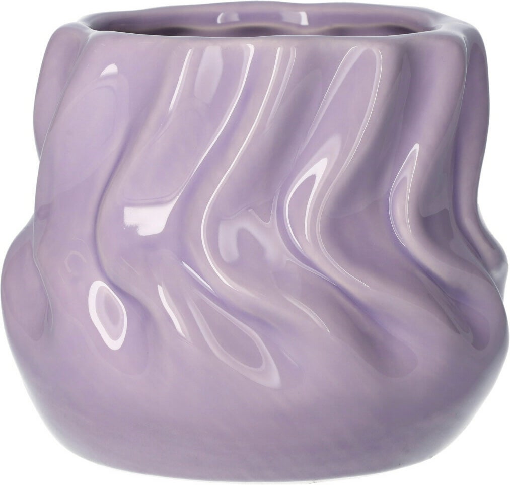 Duif bloempot Twister paars D 13 H 11 cm
